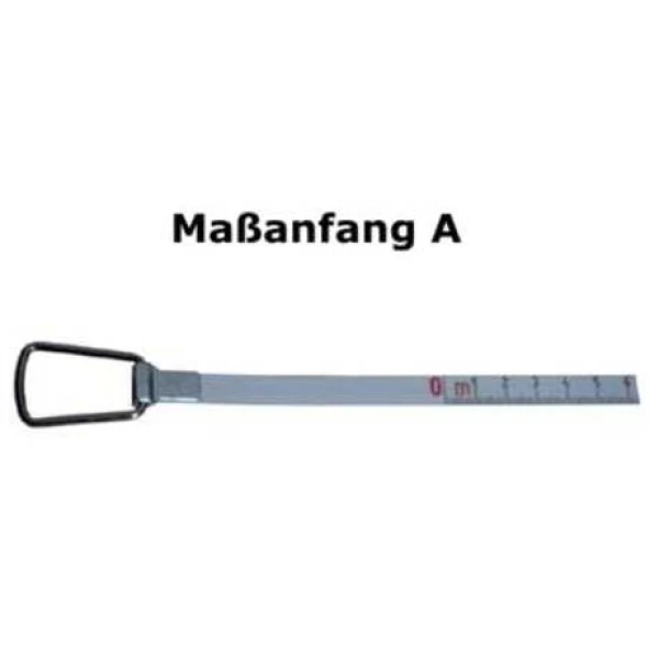 Durchmesser Maßband, Stahl weißlackiert, 10 mm breit, Länge 8m – Bild 3