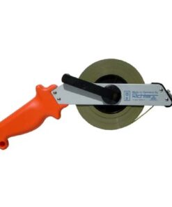 Stahl Bandmaß Standard Länge 25 m, mm Teilung, weißlackiert