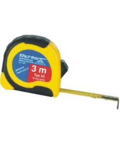 Taschenroll Massband 3 m, mit CE-Kennzeichnung, EG II, 16 mm breit, Ober- und Unterkante mm-Teilung