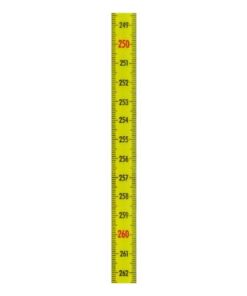 Skalen Maßband Länge 1,00 m von oben nach unten mit Selbstklebefolie