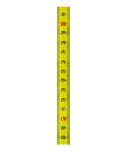 Skalen Maßband Länge 2,00 m, von unten nach oben ohne Selbstklebefolie