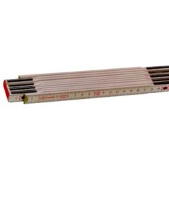 Holzglieder Maßstab Standard, Länge 2 m, Farbe weiß
