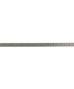 Biegsamer Stahlmaßstab von links nach rechts, Länge 200 mm