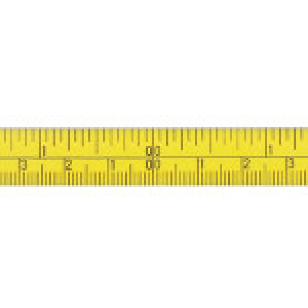 Skalenbandmaß Nullpunkt in der Mitte mm und inches 13 mm polyamidbeschichtet