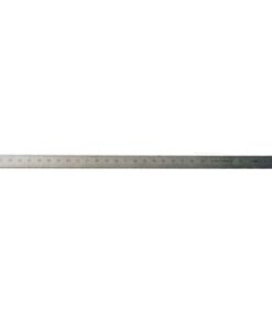 Biegsamer Stahlmaßstab mm - inches, von links nach rechts