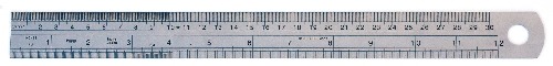 Starre Stahlmaßstäbe mm-inch